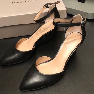 FrancoSarto Black Wedges